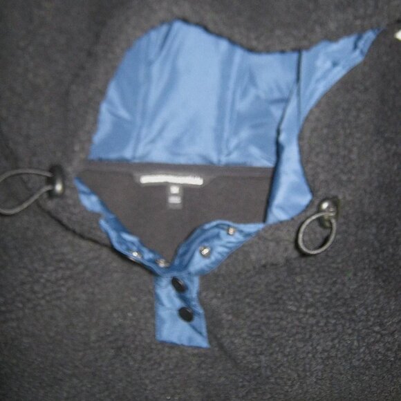 Womens Teddy Fleece Quarter Snap Hooded Pullover Jacket Kangaroo Pocket Size 5X - Picture 6 of 6